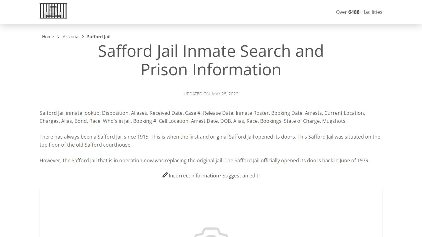 Safford Jail Inmate Search, Visitation, Phone no ...